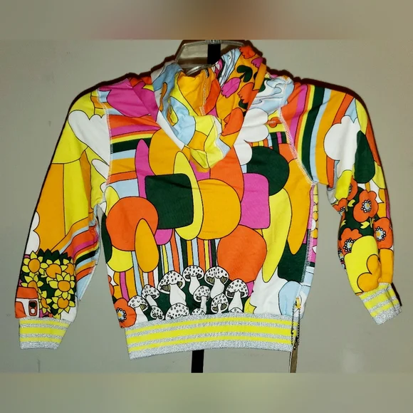 Peace Of Cake Colorful Kids Hoodie NWT Size: 4-6X - Picture 2 of 7